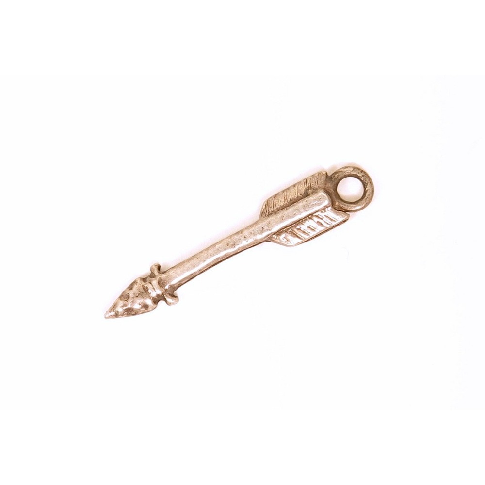 Native American Style Arrow Vintage Sterling Silver Charm Pendant*925